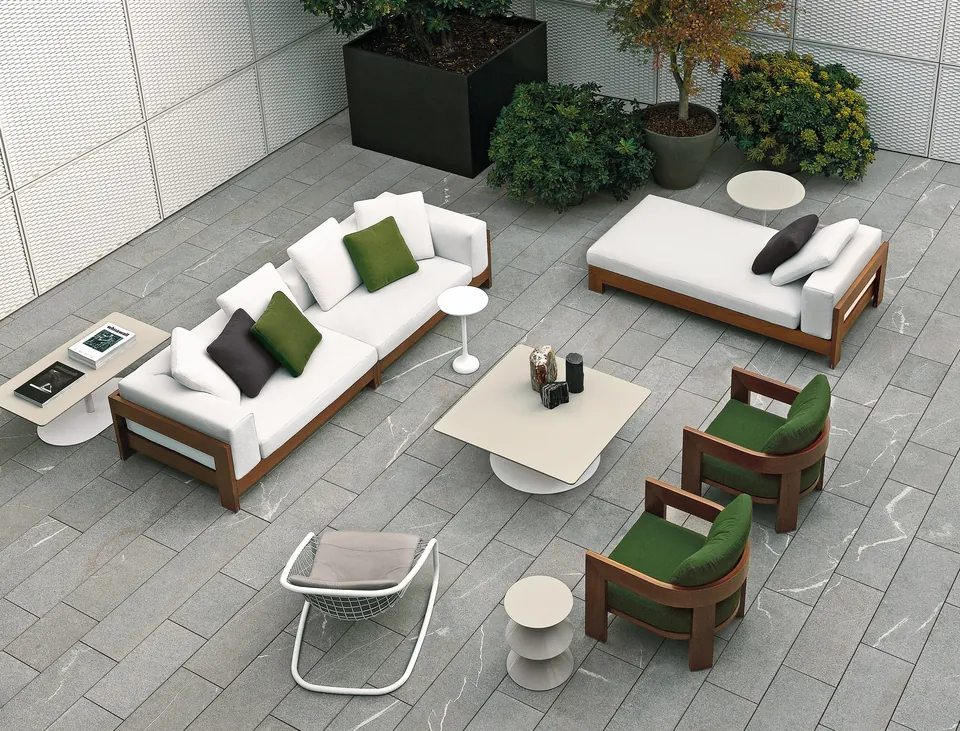 Minotti Alison outdoor furniture, catalog photograph 4