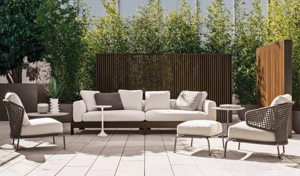 Minotti Alison outdoor furniture, catalog photograph 3