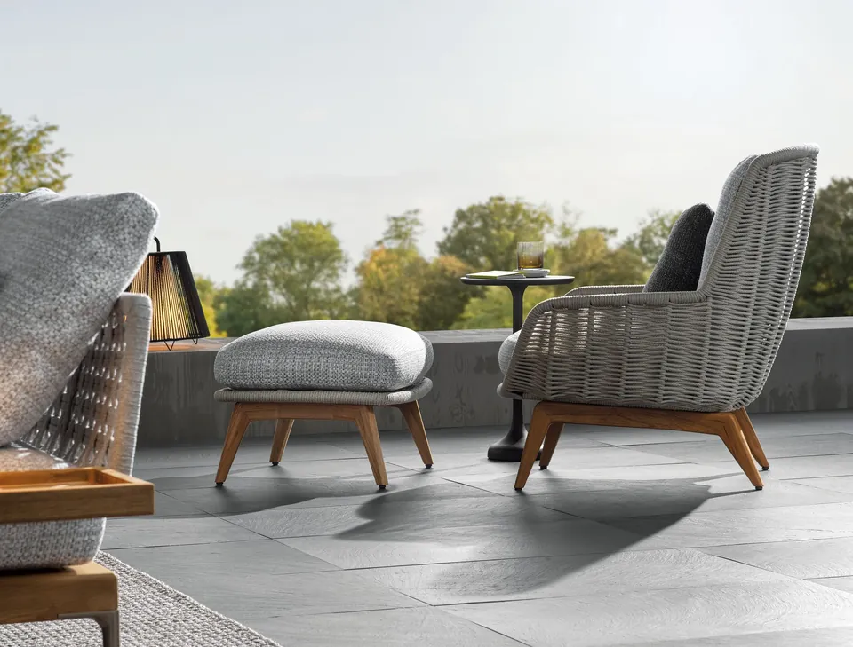 Minotti Belt Cord outdoor furniture, catalog photograph 3