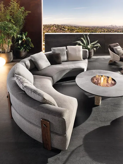 Minotti Florida outdoor furniture, catalog photograph 2