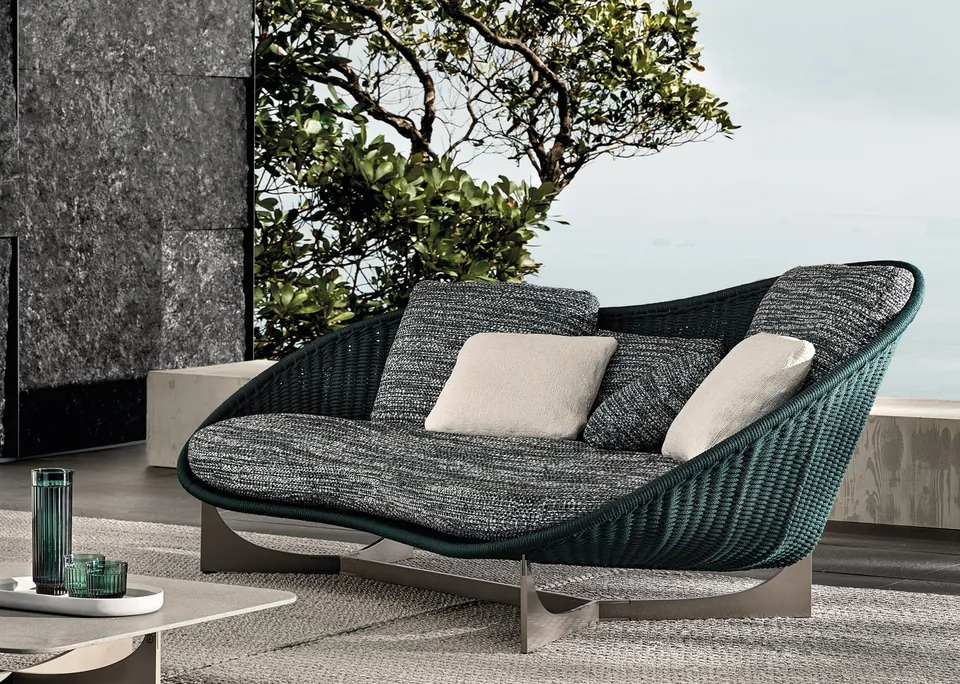 Minotti Lido Cord outdoor furniture, catalog photograph 2
