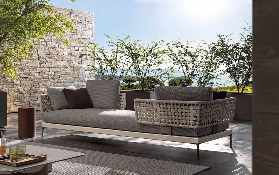 Minotti Patio outdoor furniture, catalog photograph 2