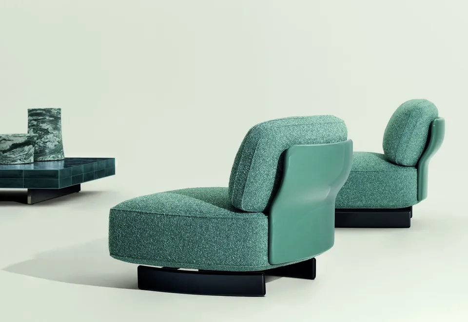 Minotti Saki outdoor furniture, catalog photograph 3